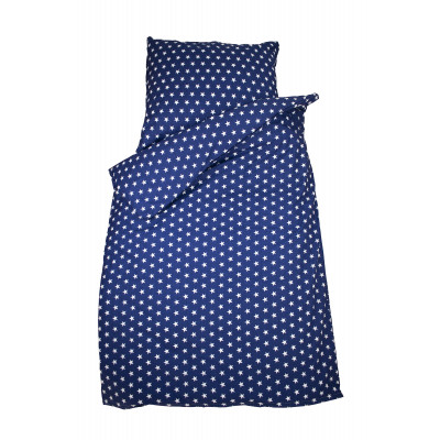 Bavlnené detské obliečky Top Beds 160 x 110 modrá s hviezdičkami